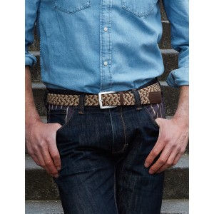 Ceinture tressée beige...