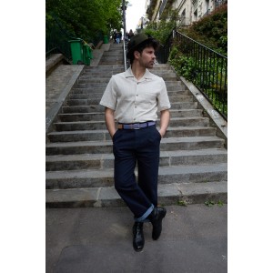 Ceinture tressée Mauve H/F