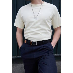 Black braided belt