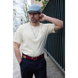 Ceinture tressée rouge