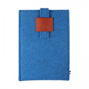 Blue tablet pouch