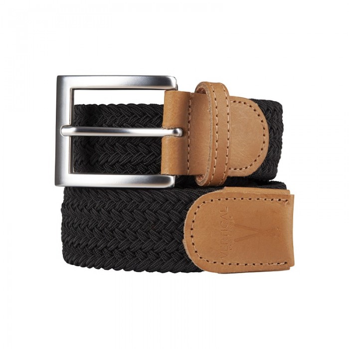 Black braided belt - Vertical l'Accessoire