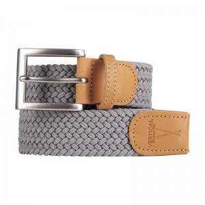 Dark grey braided belt