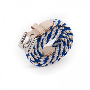 Thin braided belt blue...