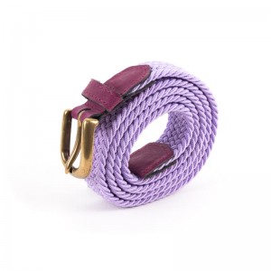 Thin braided belt purple...