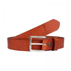 Cognac genuine leather belt...