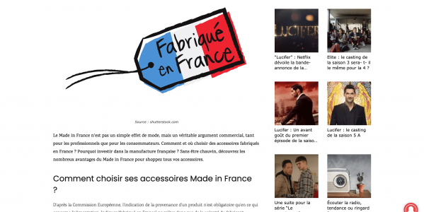 Mediacritik talks about Vertical l'Accessoire to find Made in France Accessories